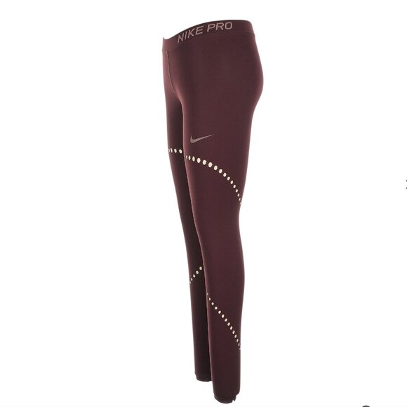 Nike Pro Hyperwarm Dri-FIT Leggings Womens Activewear Training Tights- M- NWT - Picture 1 of 12